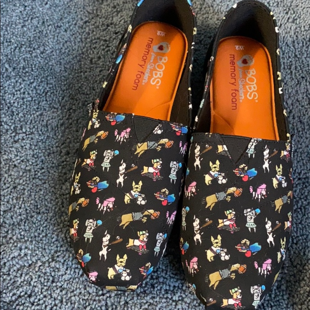 Bobs from sketchers, dog slip ons